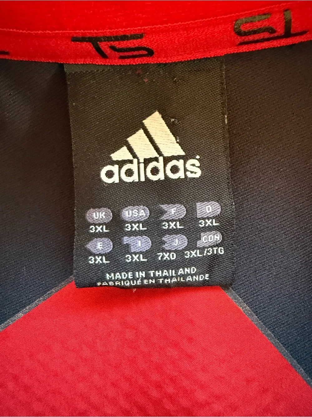 Adidas Formotion Men’s Size 3XL Black Active Track Jacket Red Trim Full-Zip Coat